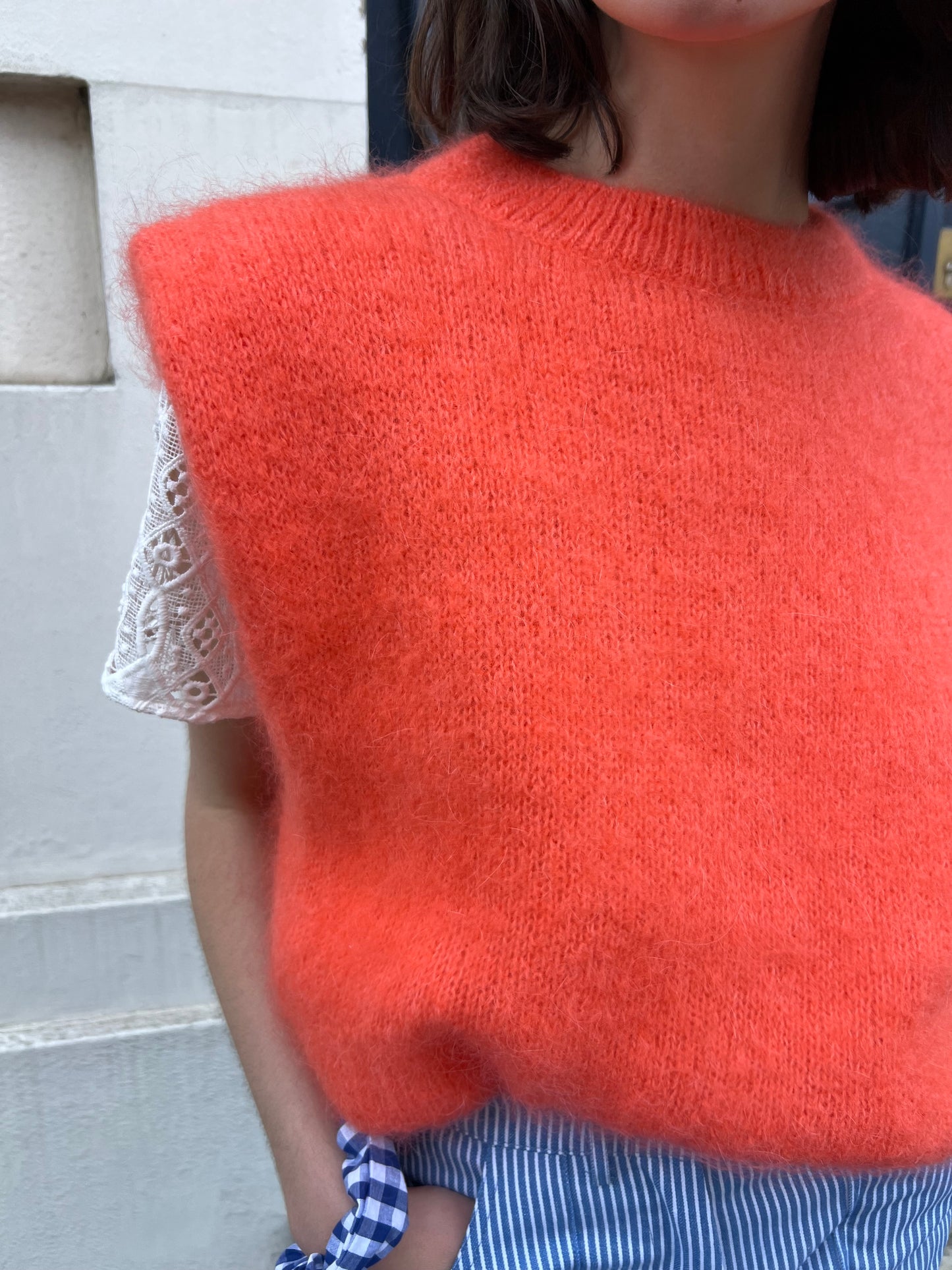 Pull sans manches Léopoldine