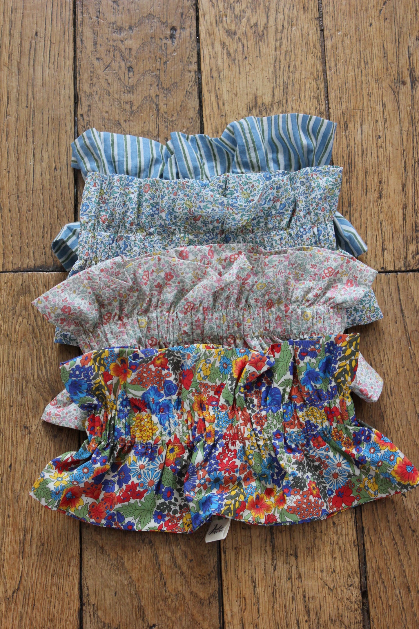 Col amovible victorien liberty bleu