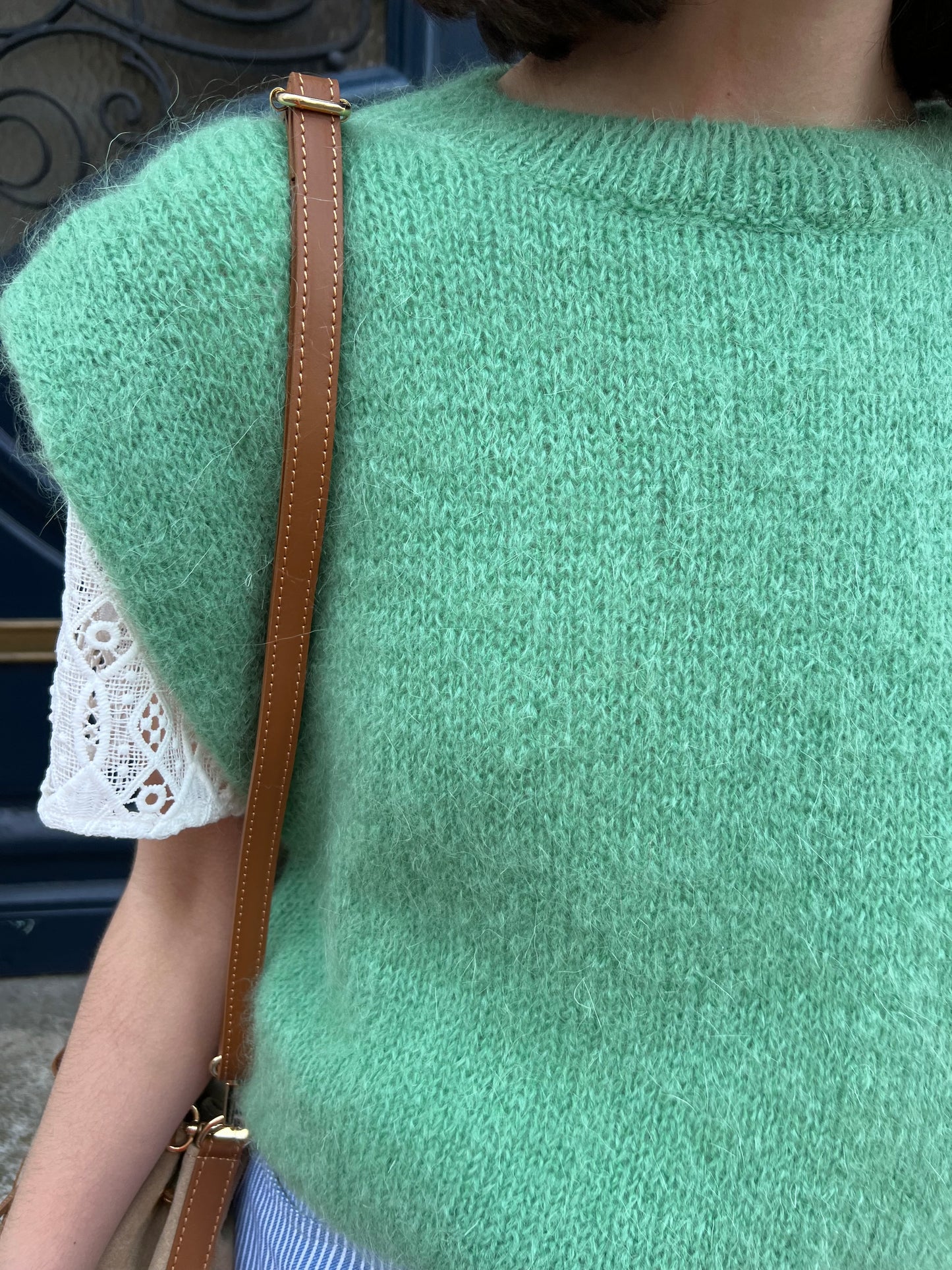 Pull sans manches Victorine